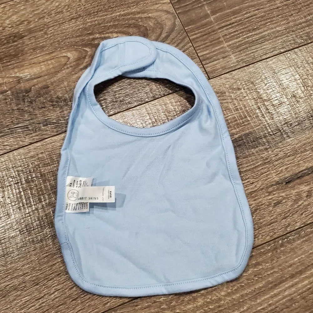 NEW Baby Bib Set ONE SIZE Rabbit Skin 6 Pieces